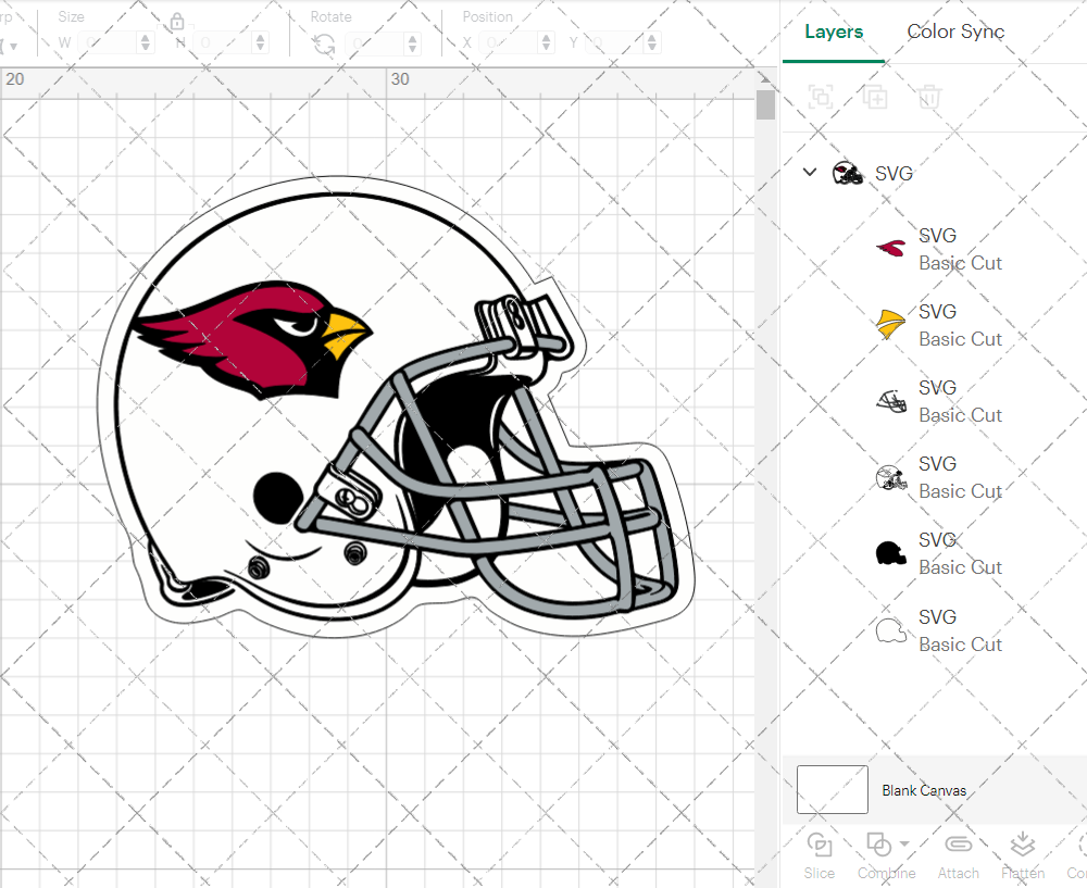 Arizona Cardinals Helmet 2005 002, Svg, Dxf, Eps, Png - SvgShopArt