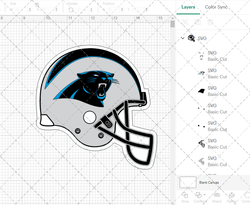 Carolina Panthers Helmet 2012, Svg, Dxf, Eps, Png - SvgShopArt