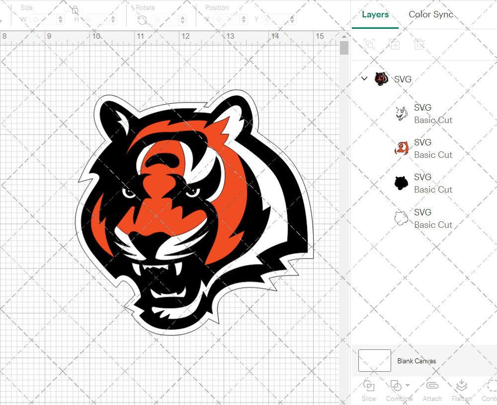 Cincinnati Bengals Alternate 1997 002, Svg, Dxf, Eps, Png - SvgShopArt
