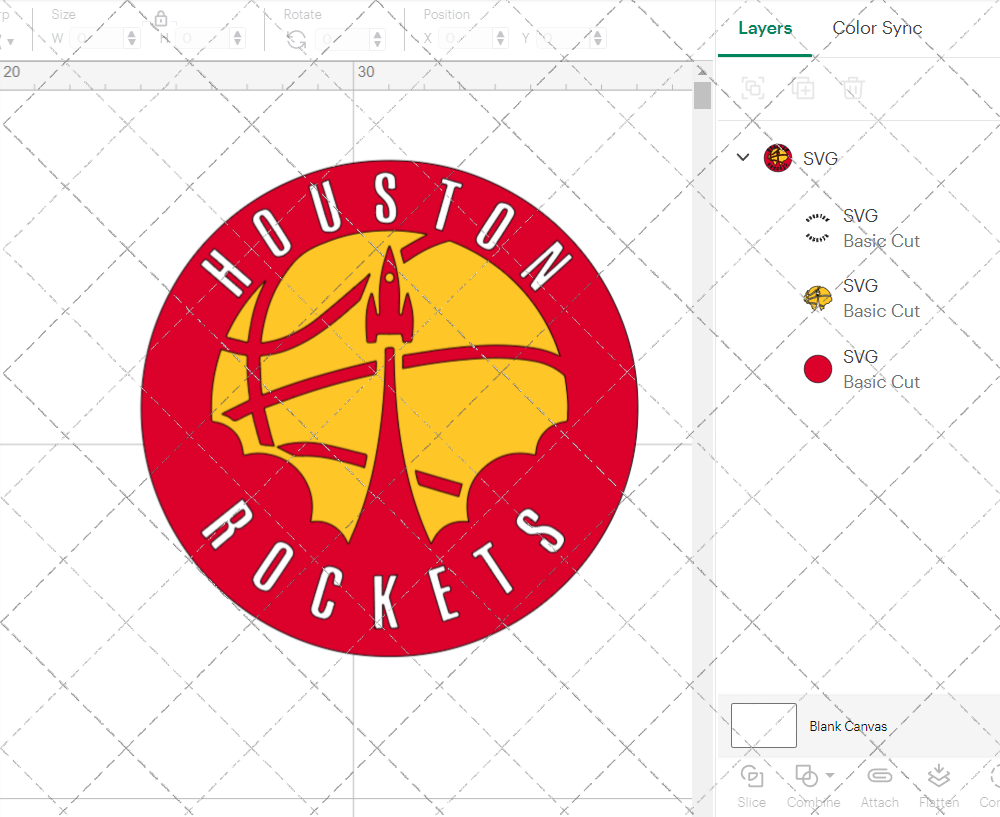 Houston Rockets Circle 2019 003, Svg, Dxf, Eps, Png - SvgShopArt