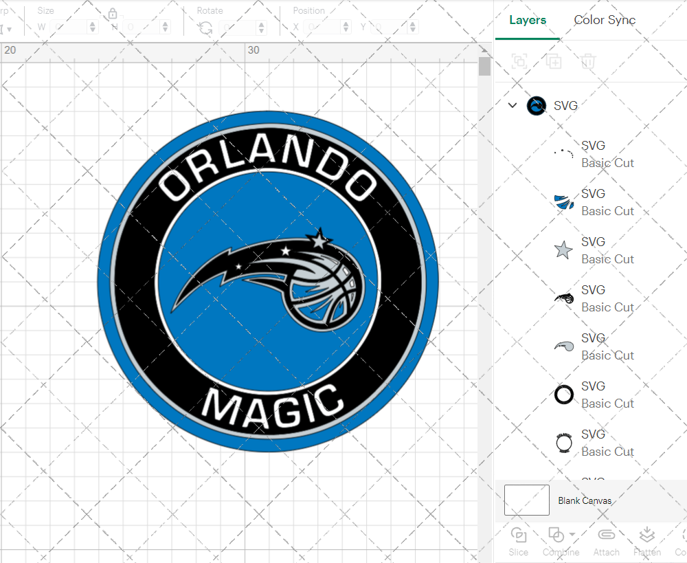 Orlando Magic Circle 2010, Svg, Dxf, Eps, Png - SvgShopArt