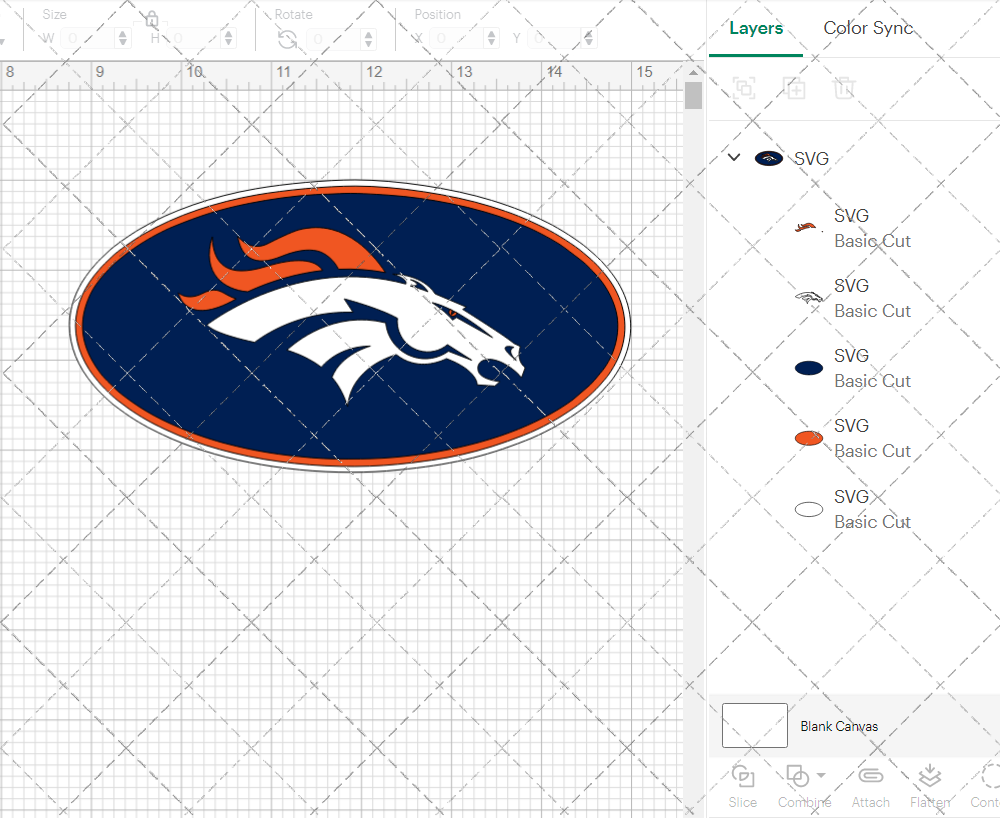 Denver Broncos Concept 1997 003, Svg, Dxf, Eps, Png - SvgShopArt