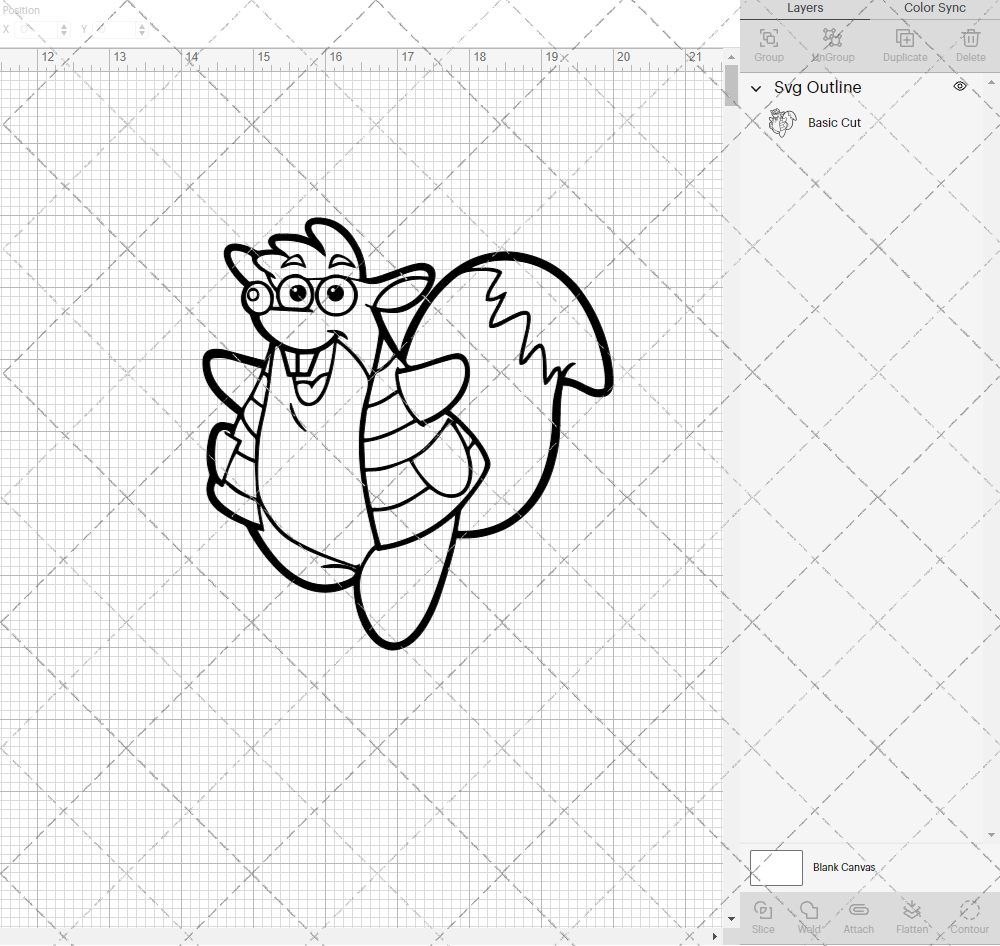 Tico - Dora the Explorer, Svg, Dxf, Eps, Png - SvgShopArt