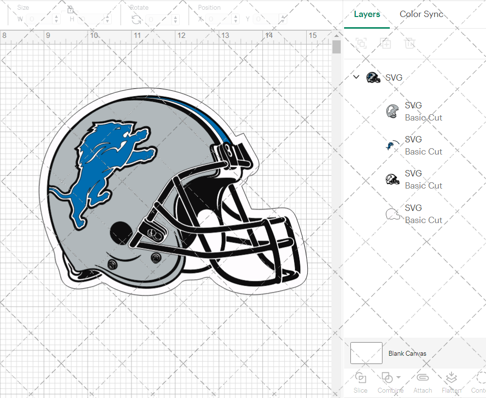 Detroit Lions Helmet 2009 002, Svg, Dxf, Eps, Png - SvgShopArt