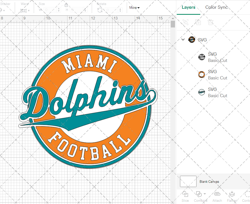 Miami Dolphins Circle 2013 003, Svg, Dxf, Eps, Png - SvgShopArt
