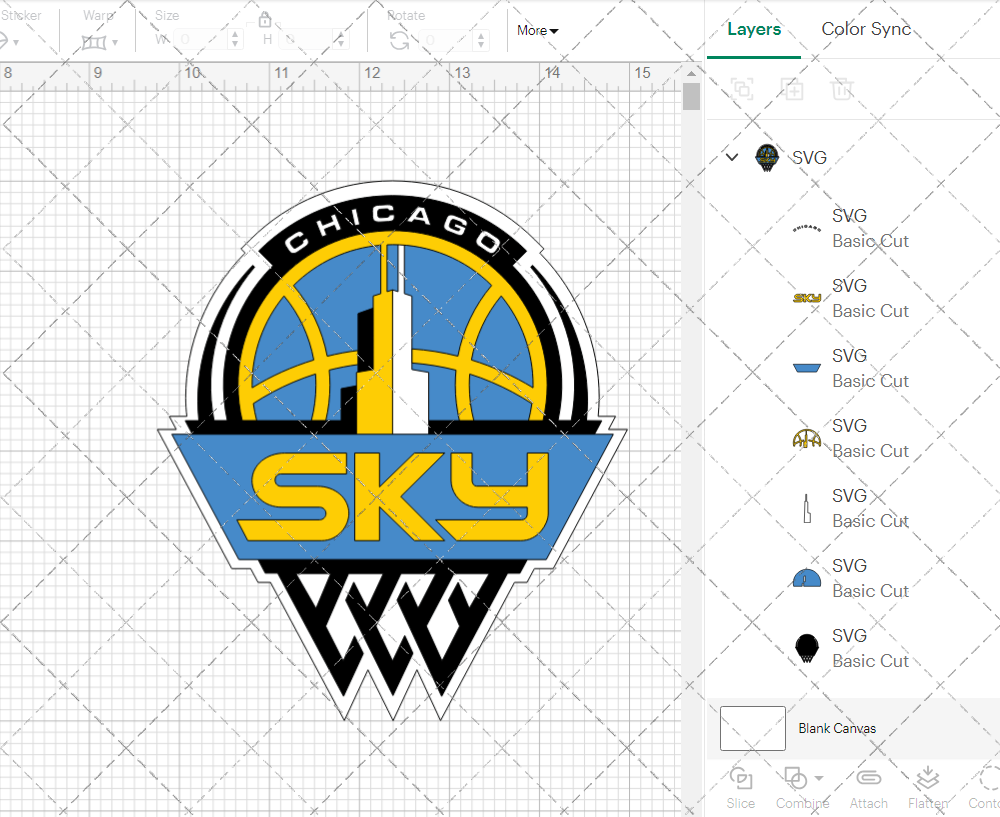 Chicago Sky 2019, Svg, Dxf, Eps, Png - SvgShopArt