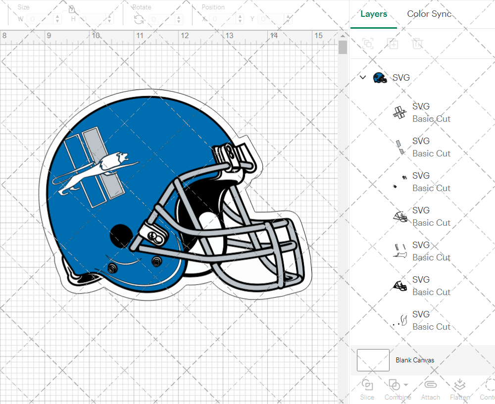Detroit Lions Helmet 2017 002, Svg, Dxf, Eps, Png - SvgShopArt