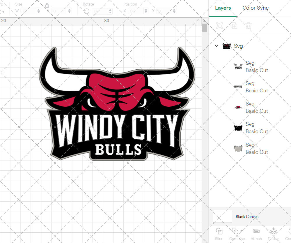 Chicago Bulls Concept 1972 005, Svg, Dxf, Eps, Png - SvgShopArt