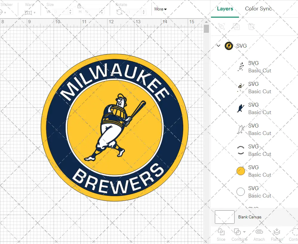 Milwaukee Brewers Circle 2020, Svg, Dxf, Eps, Png - SvgShopArt