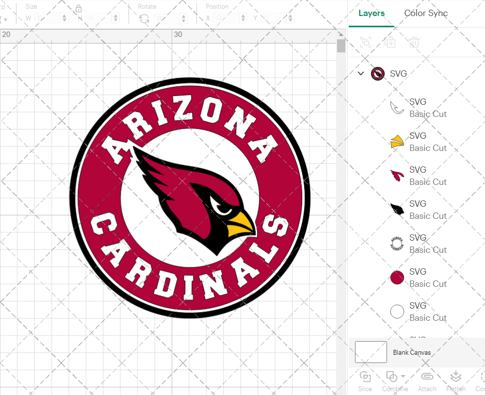 Arizona Cardinals Circle 2005 002, Svg, Dxf, Eps, Png - SvgShopArt