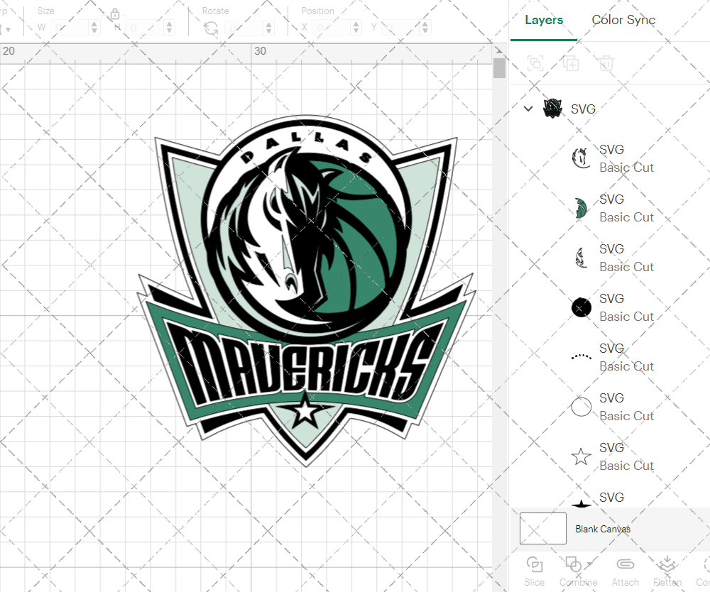 Dallas Mavericks Concept 2017 008, Svg, Dxf, Eps, Png - SvgShopArt