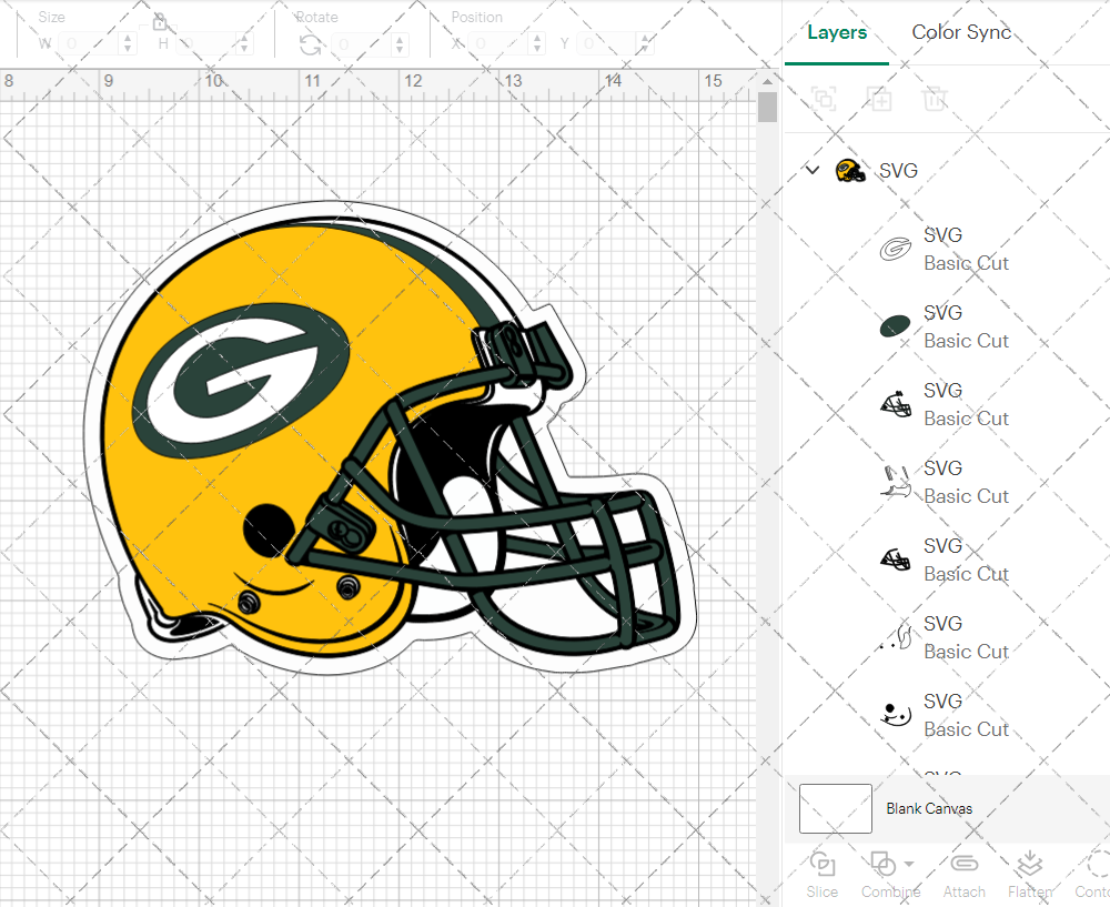 Green Bay Packers Helmet 2006 002, Svg, Dxf, Eps, Png - SvgShopArt
