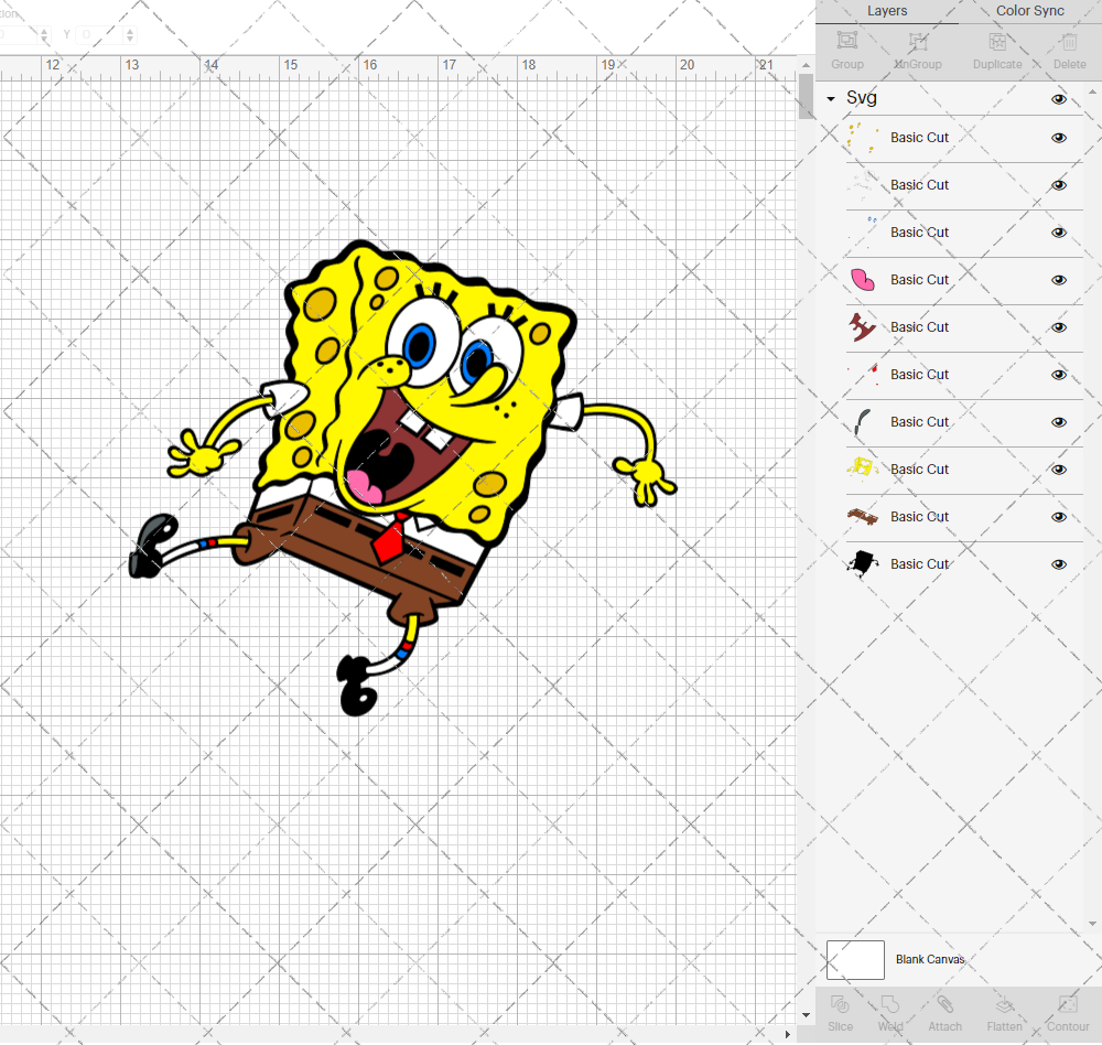 SpongeBob SquarePants 003, Svg, Dxf, Eps, Png - SvgShopArt