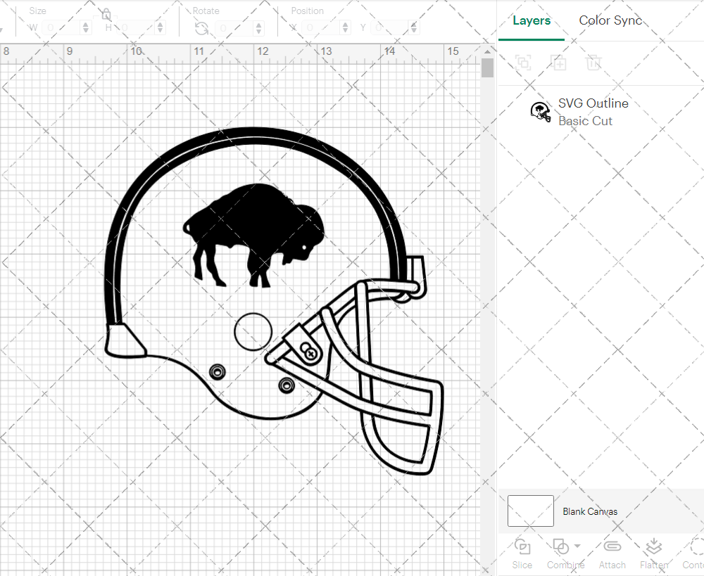 Buffalo Bills Helmet 1970 002, Svg, Dxf, Eps, Png - SvgShopArt