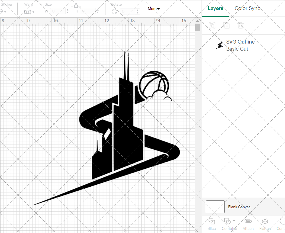 Chicago Sky Alternate 2006, Svg, Dxf, Eps, Png - SvgShopArt