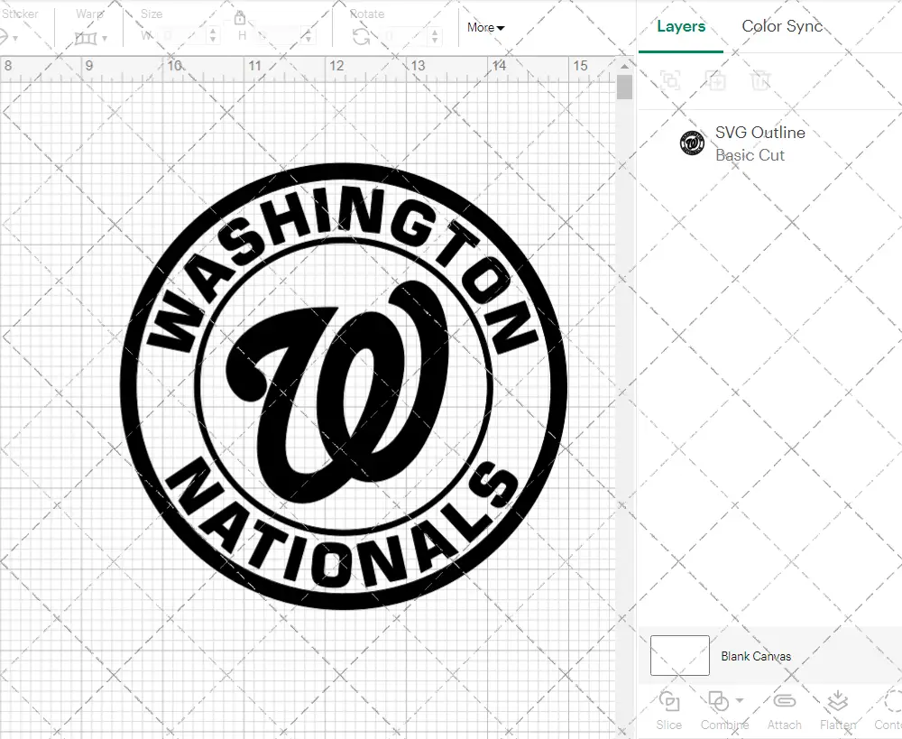 Washington Nationals Circle 2011, Svg, Dxf, Eps, Png - SvgShopArt