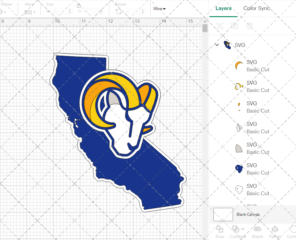 Los Angeles Rams Concept 2020 004, Svg, Dxf, Eps, Png - SvgShopArt