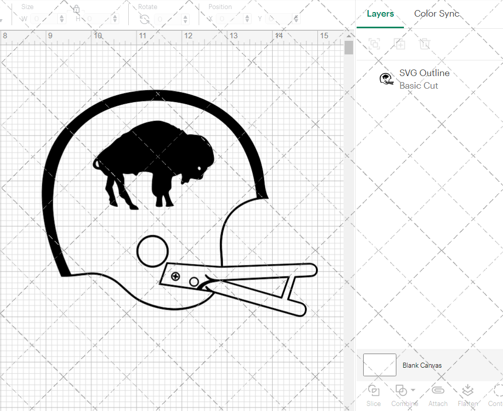 Buffalo Bills Helmet 1970, Svg, Dxf, Eps, Png - SvgShopArt