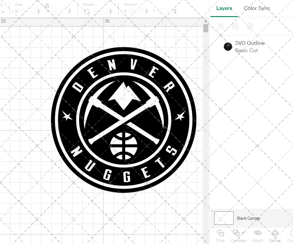 Denver Nuggets Concept 2018 005, Svg, Dxf, Eps, Png - SvgShopArt