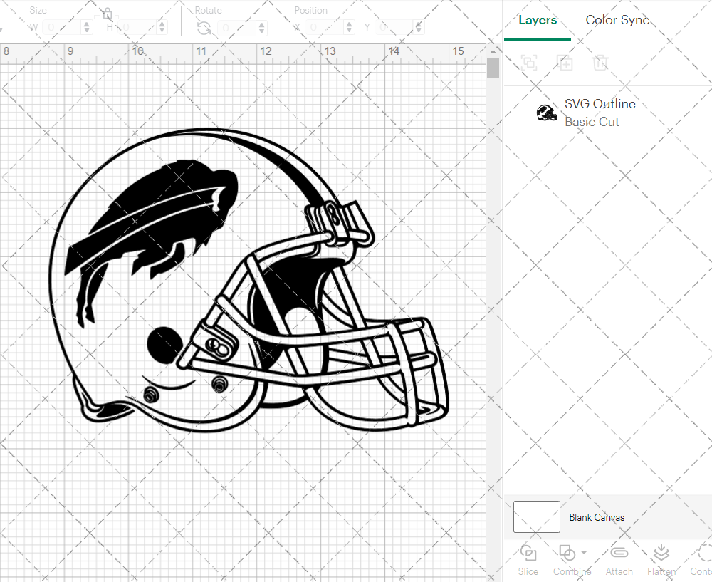 Buffalo Bills Helmet 1974 004, Svg, Dxf, Eps, Png - SvgShopArt