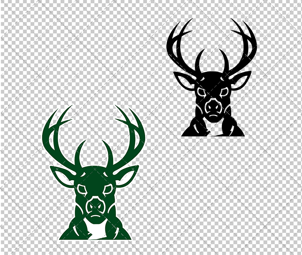 Milwaukee Bucks Alternate 2006 002, Svg, Dxf, Eps, Png - SvgShopArt