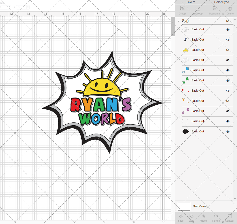 Ryans World Logo, Svg, Dxf, Eps, Png - SvgShopArt