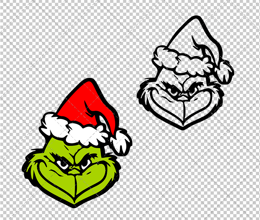 The Grinch, Svg, Dxf, Eps, Png - SvgShopArt