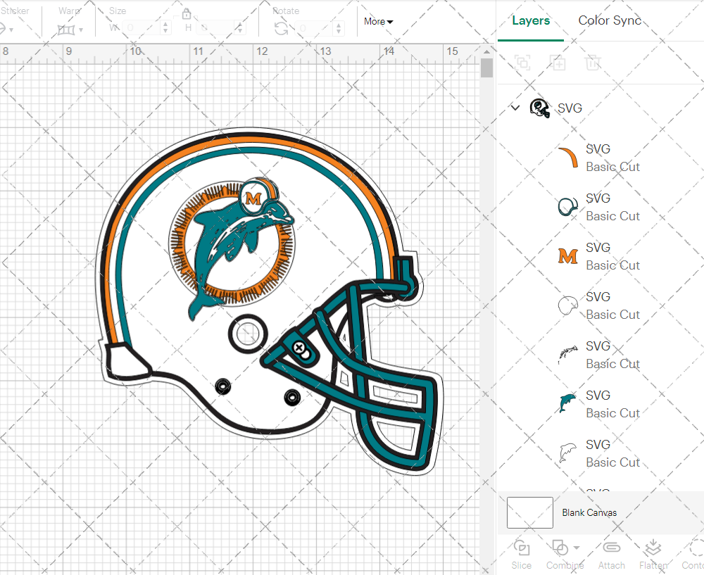 Miami Dolphins Helmet 1980, Svg, Dxf, Eps, Png - SvgShopArt