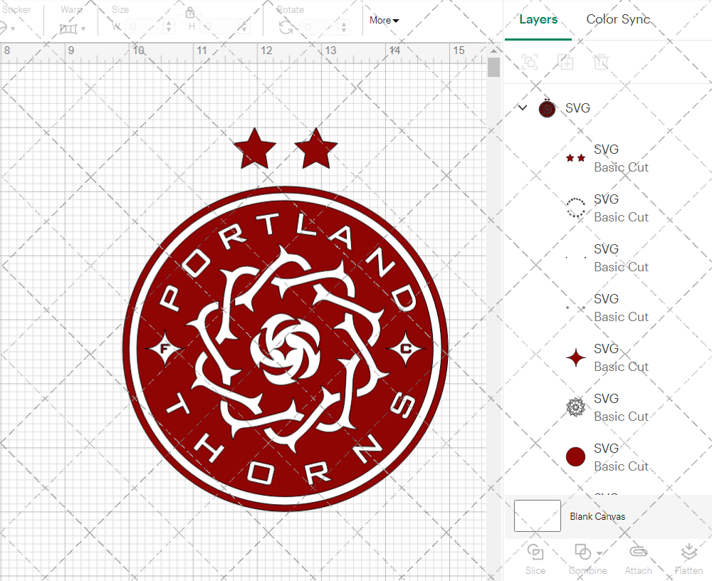 Portland Thorns FC 2018, Svg, Dxf, Eps, Png - SvgShopArt
