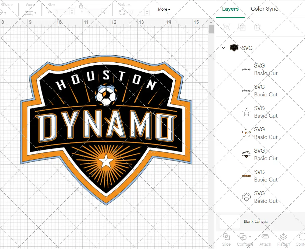 Houston Dynamo FC 2006, Svg, Dxf, Eps, Png - SvgShopArt