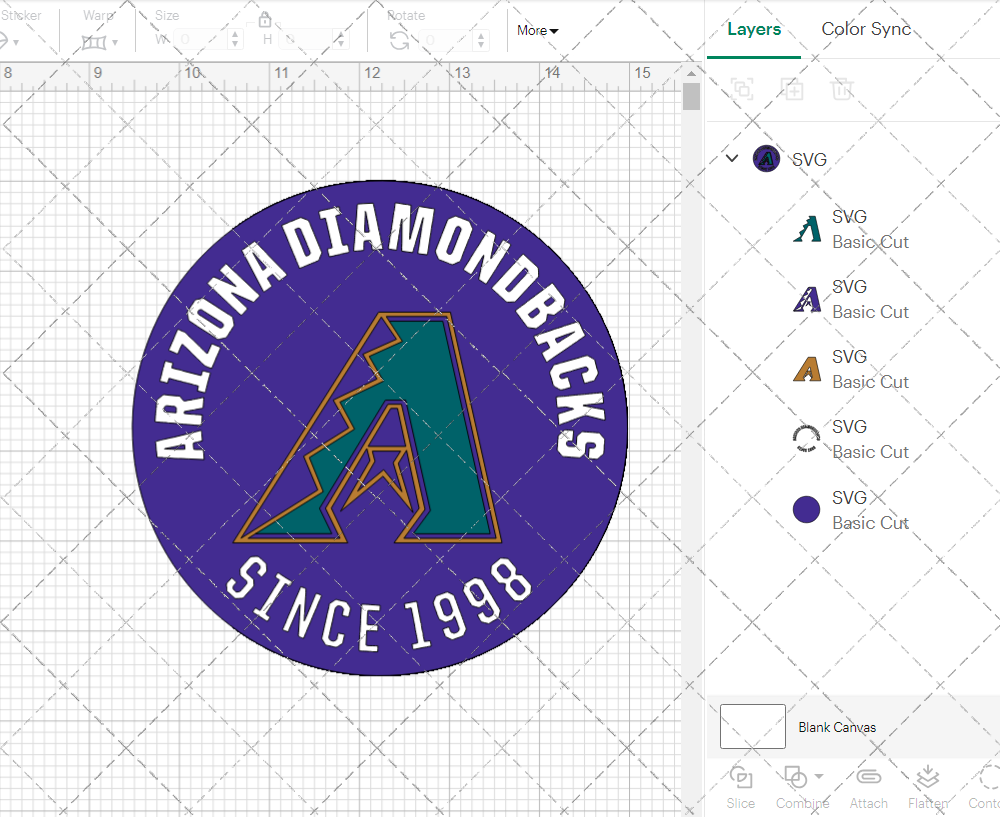 Arizona Diamondbacks Circle 1998, Svg, Dxf, Eps, Png - SvgShopArt