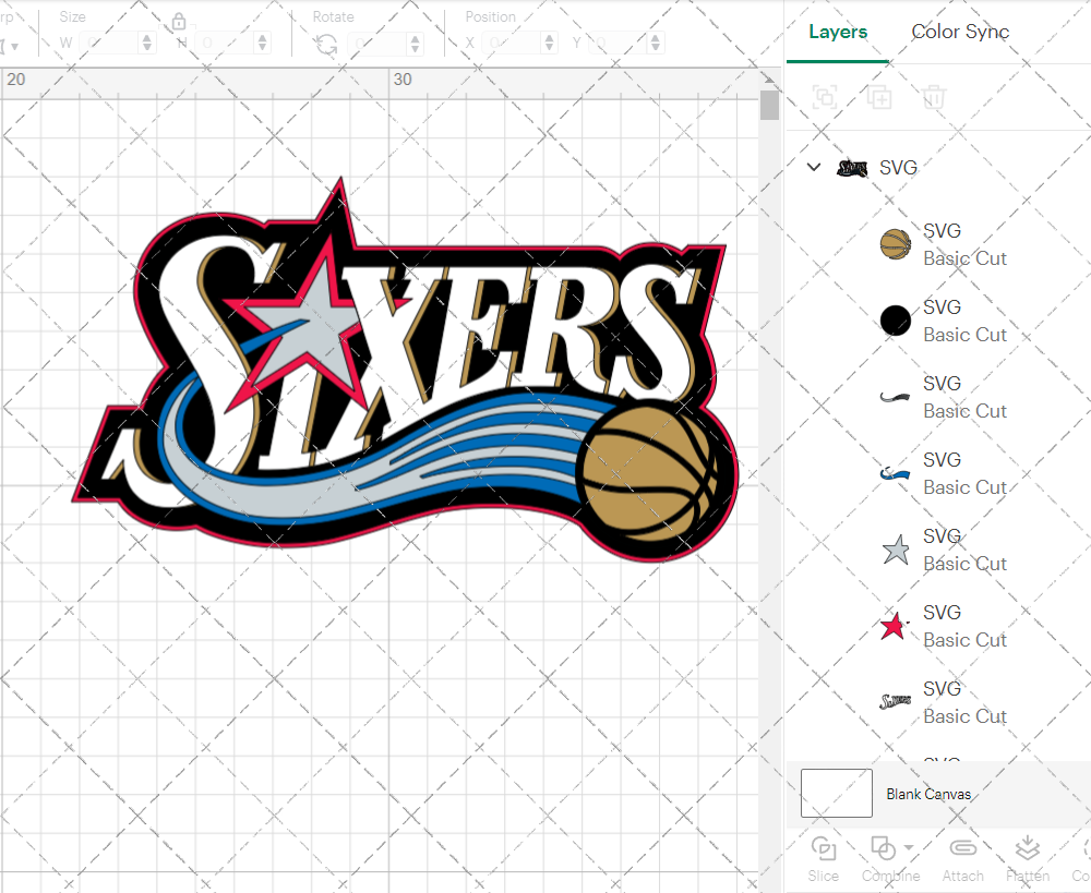 Philadelphia 76ers Alternate 1997 002, Svg, Dxf, Eps, Png - SvgShopArt