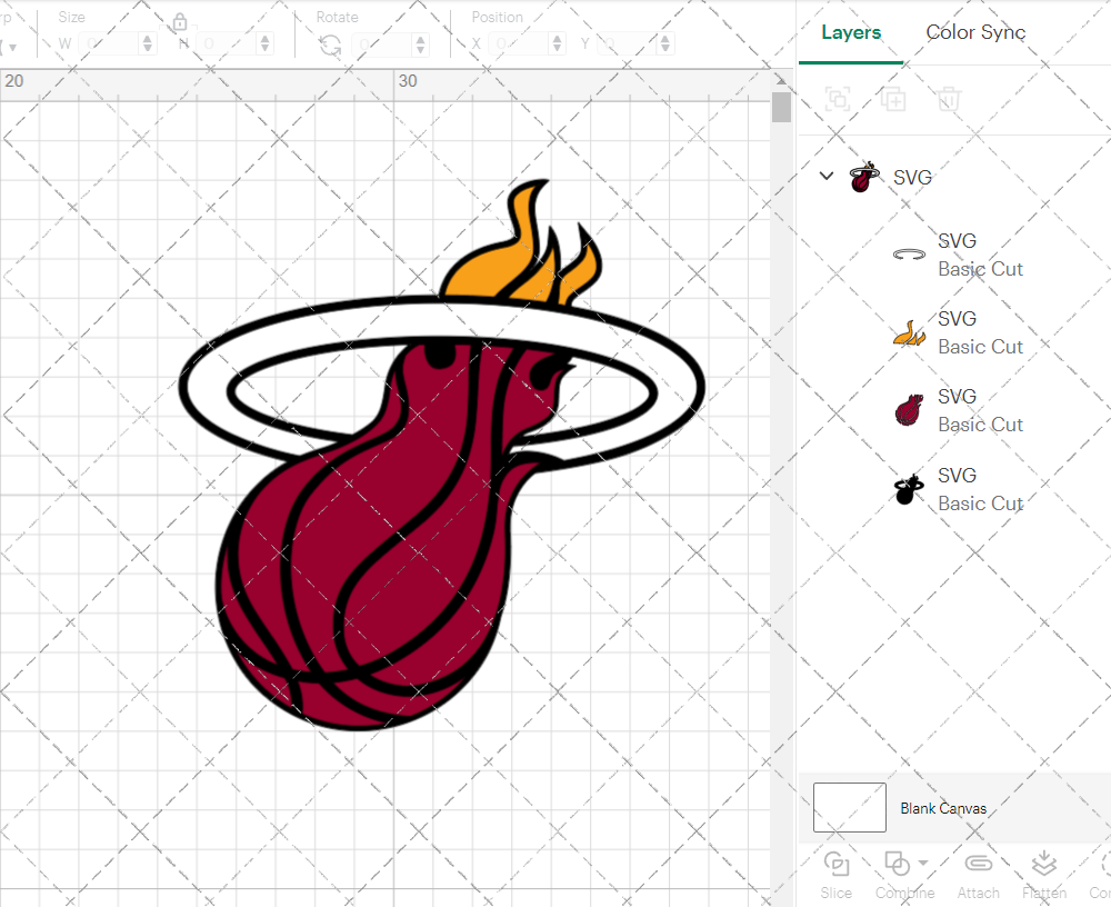 Miami Heat Alternate 2008, Svg, Dxf, Eps, Png - SvgShopArt