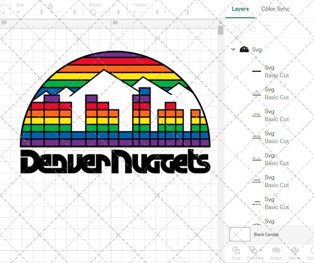 Denver Nuggets 1981, Svg, Dxf, Eps, Png - SvgShopArt