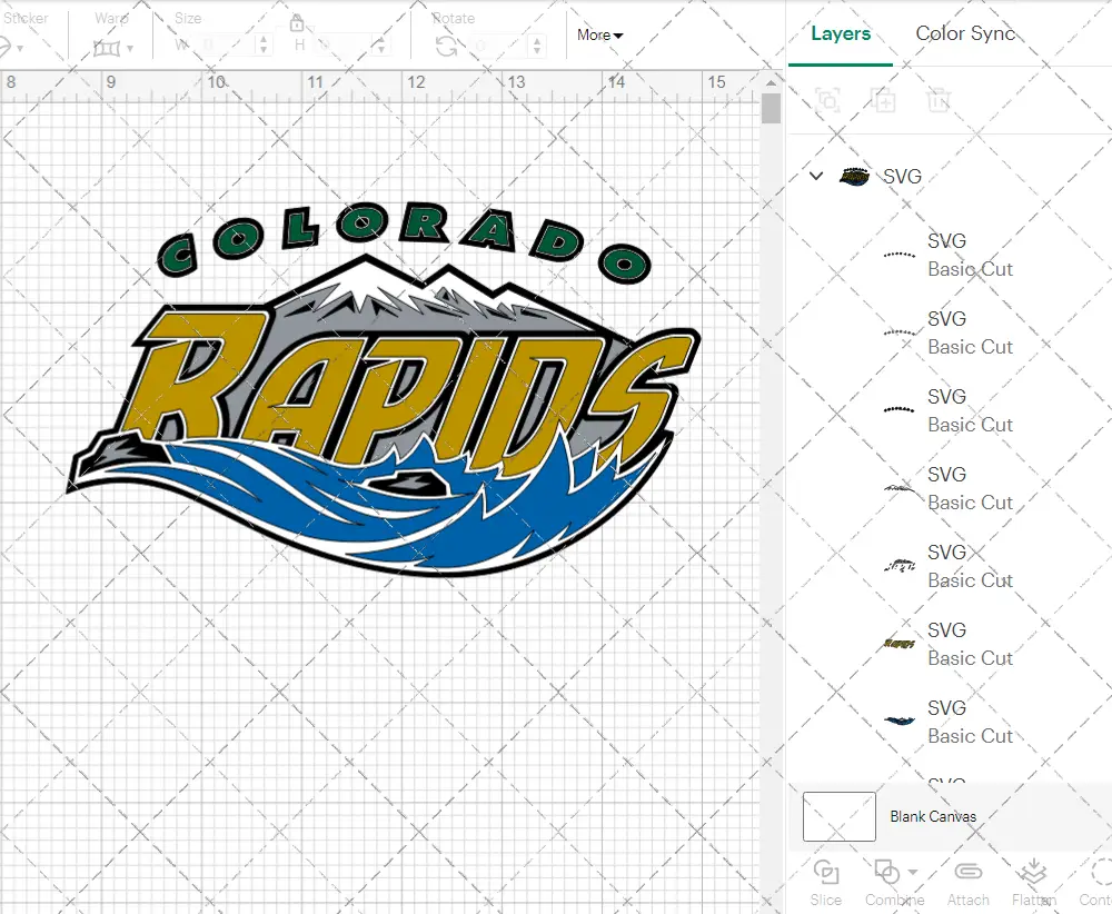 Colorado Rapids 1996, Svg, Dxf, Eps, Png - SvgShopArt