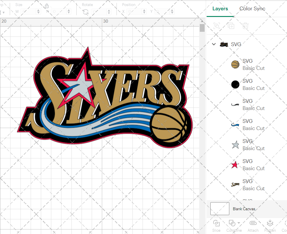 Philadelphia 76ers Alternate 1997, Svg, Dxf, Eps, Png - SvgShopArt