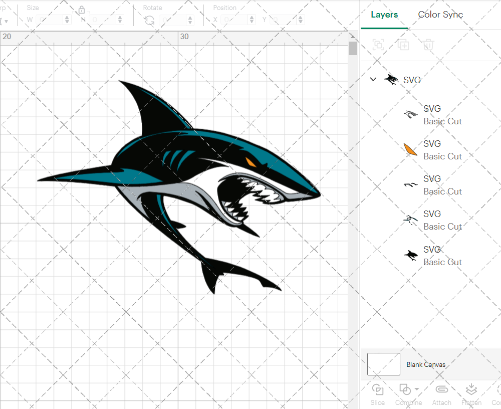 San Jose Sharks Alternate 2016 002, Svg, Dxf, Eps, Png - SvgShopArt