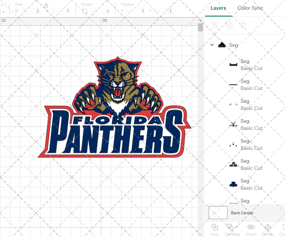 Florida Panthers Alternate 1993 004, Svg, Dxf, Eps, Png - SvgShopArt