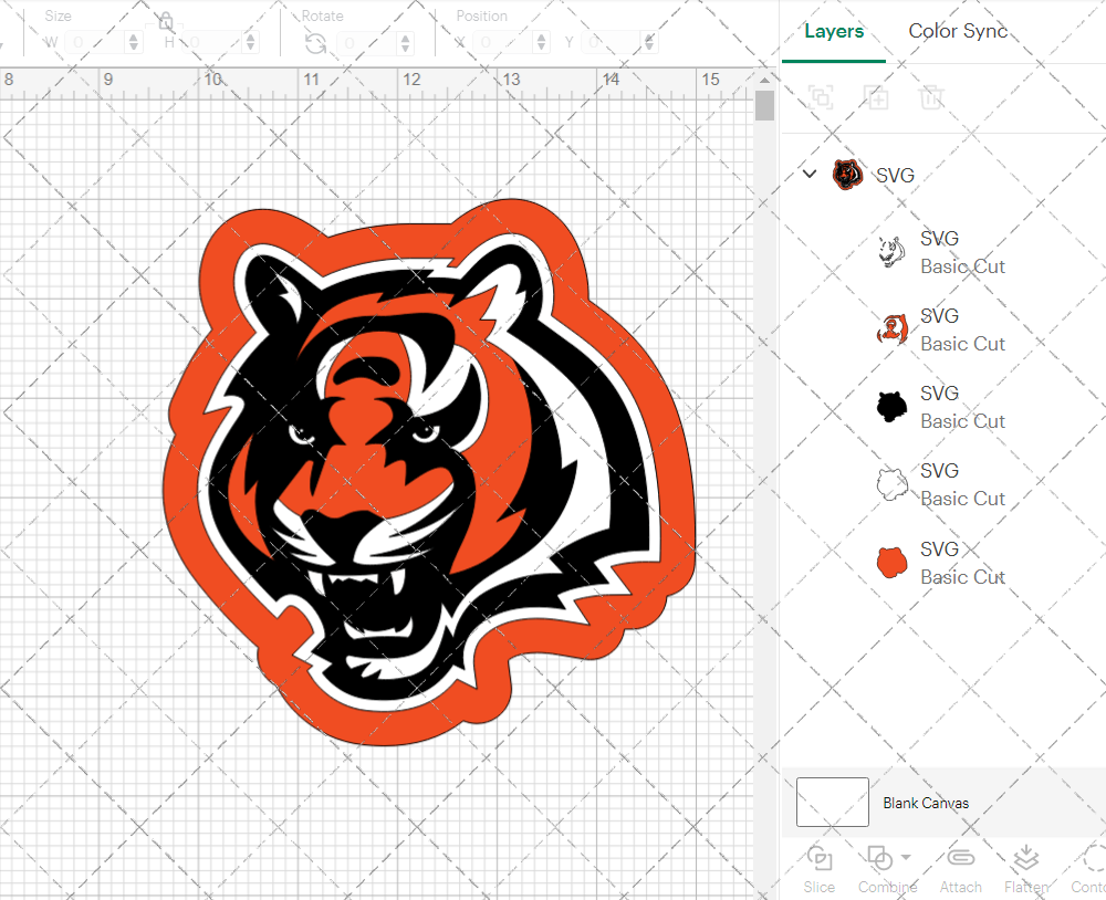 Cincinnati Bengals Concept 1997 002, Svg, Dxf, Eps, Png - SvgShopArt
