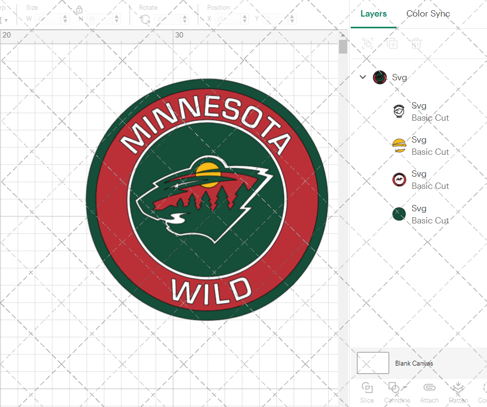 Minnesota Wild Circle 2000, Svg, Dxf, Eps, Png - SvgShopArt