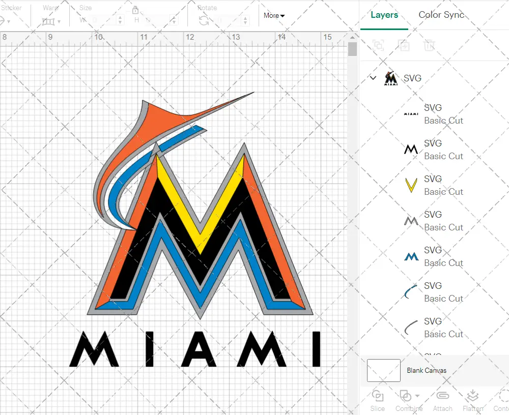 Miami Marlins 2012, Svg, Dxf, Eps, Png - SvgShopArt