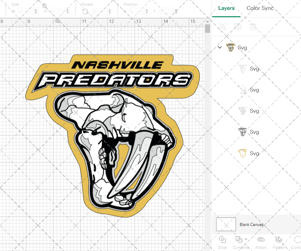 Nashville Predators Alternate 2006, Svg, Dxf, Eps, Png - SvgShopArt