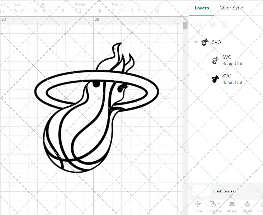 Miami Heat Concept 2008 003, Svg, Dxf, Eps, Png - SvgShopArt