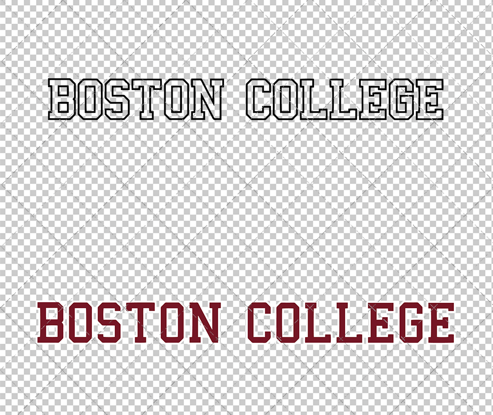 Boston College Eagles Wordmark 2016 002, Svg, Dxf, Eps, Png - SvgShopArt