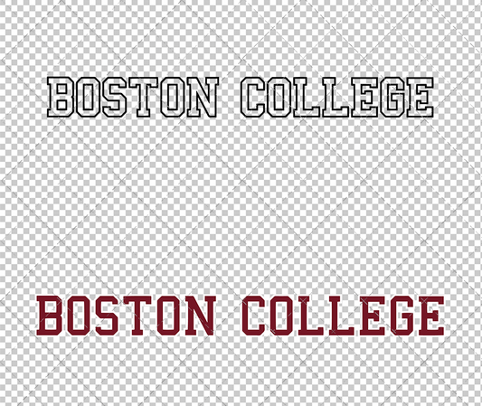 Boston College Eagles Wordmark 2016 002, Svg, Dxf, Eps, Png - SvgShopArt