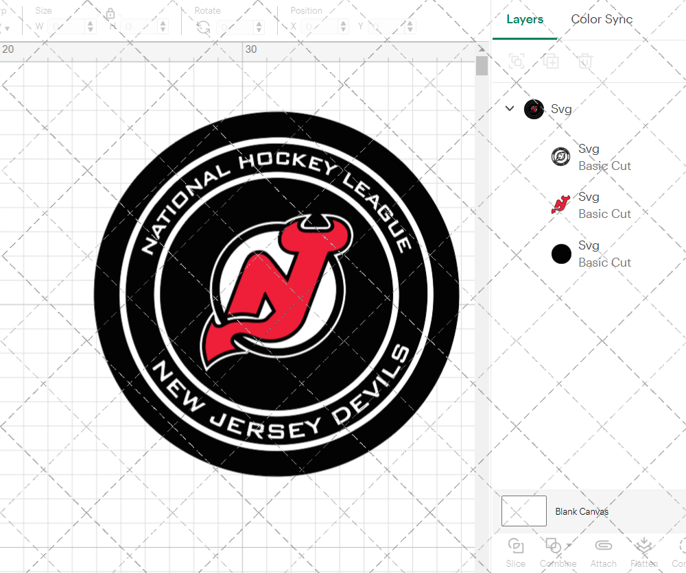 New Jersey Devils Circle 1999 003, Svg, Dxf, Eps, Png - SvgShopArt