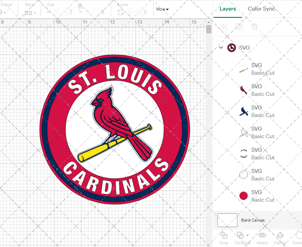 St. Louis Cardinals Circle 1998, Svg, Dxf, Eps, Png - SvgShopArt