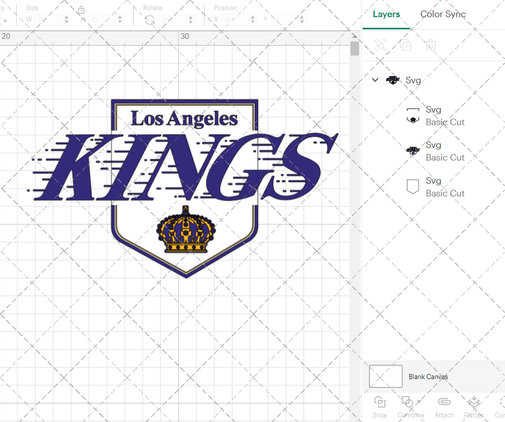 Los Angeles Kings 1975, Svg, Dxf, Eps, Png - SvgShopArt