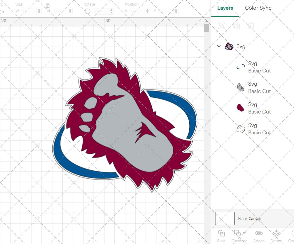 Colorado Avalanche Alternate 1999, Svg, Dxf, Eps, Png - SvgShopArt