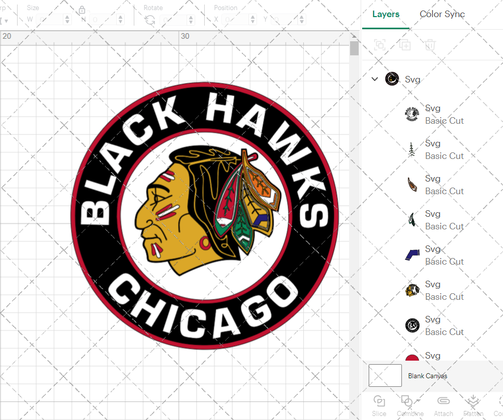 Chicago Blackhawks Alternate 1957 002, Svg, Dxf, Eps, Png - SvgShopArt